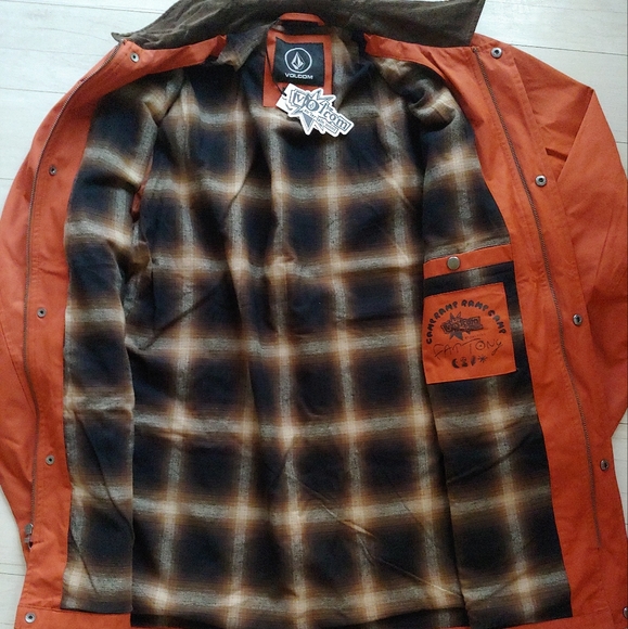 VOLCOM NEW Fat Tony Lined Canvas Jacket - Picture 8 of 14